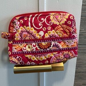 Vera Bradley Cosmetic Bag Raspberry Fizz